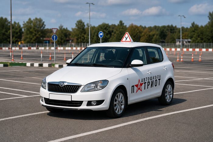Škoda Fabia — учебный автомобиль Автошколы Патриот